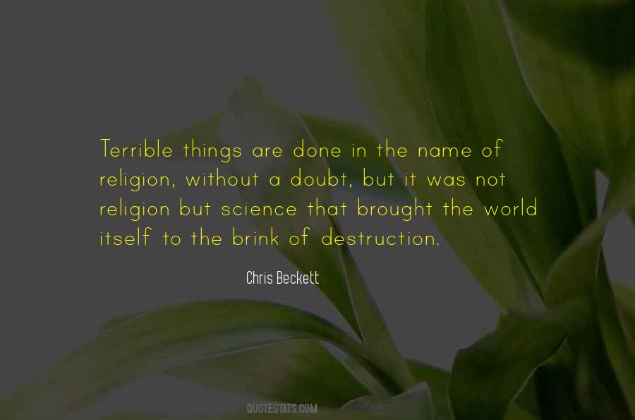Religion Vs Science Quotes #1113991