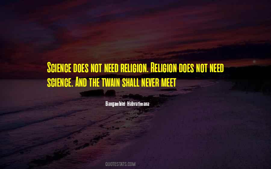 Religion Vs Science Quotes #1280981