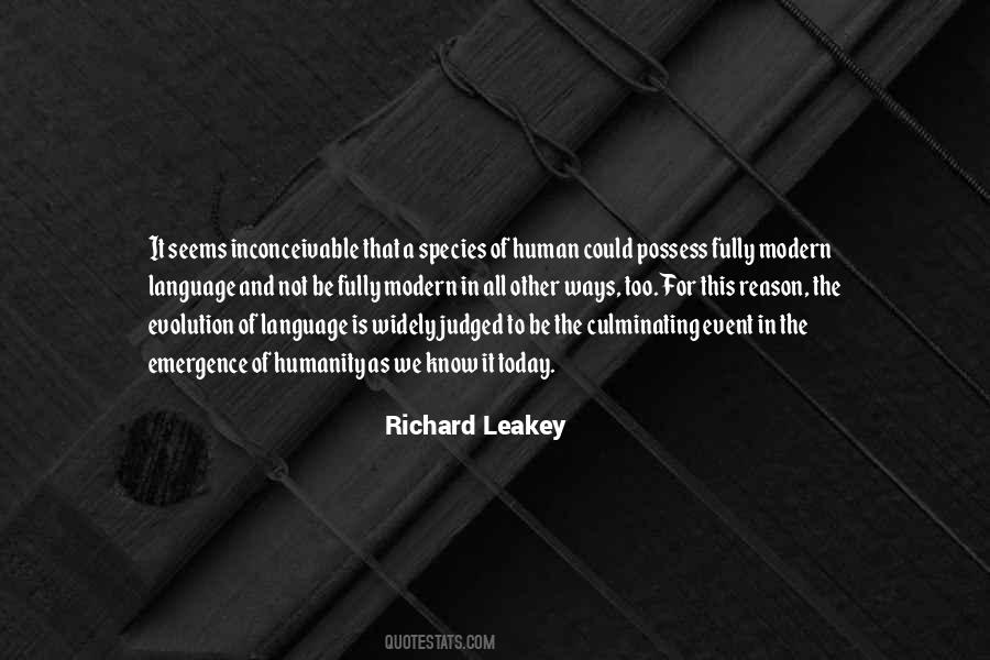 Quotes About Language Evolution #654776