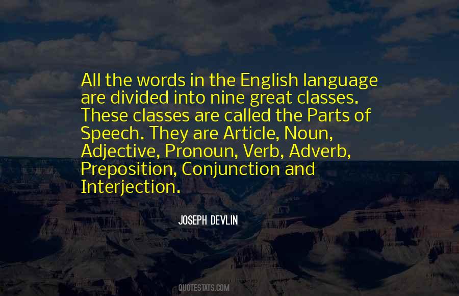 Quotes About Language English #127170
