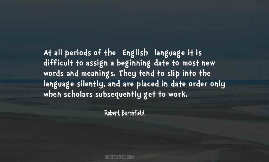 Quotes About Language English #142007