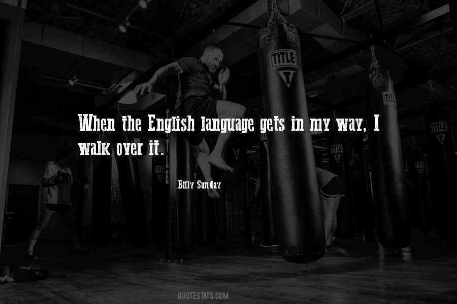 Quotes About Language English #195643