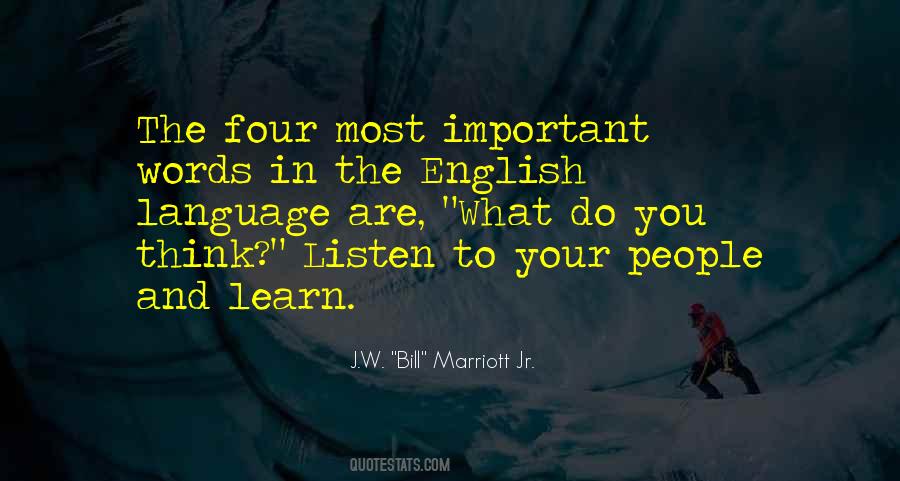 Quotes About Language English #196100