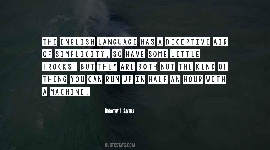 Quotes About Language English #208021