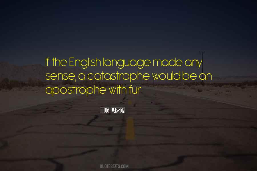 Quotes About Language English #60752