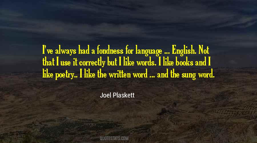 Quotes About Language English #670674