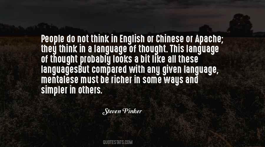 Quotes About Language English #68457