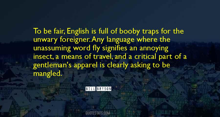 Quotes About Language English #78362