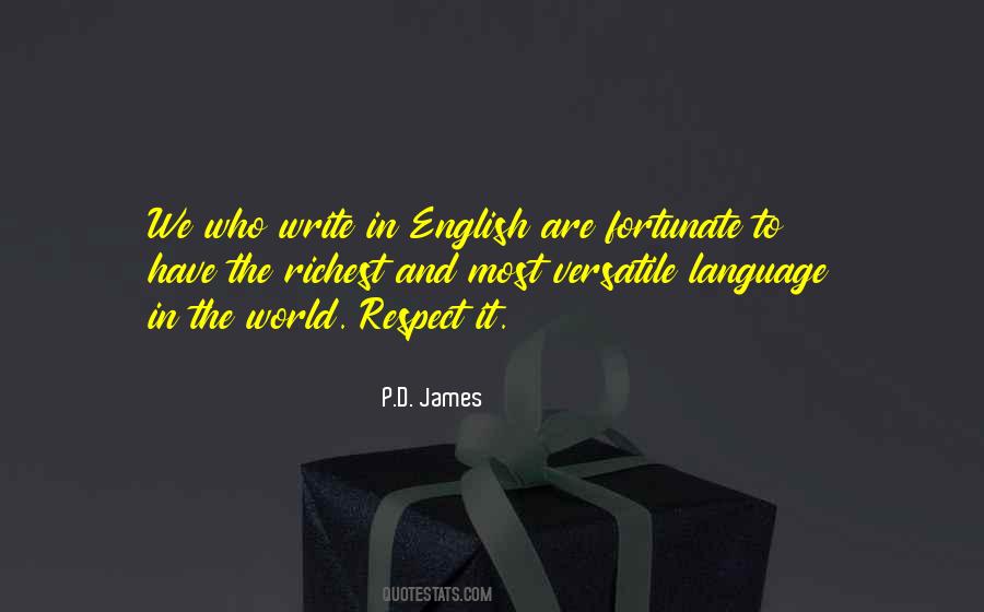 Quotes About Language English #79038
