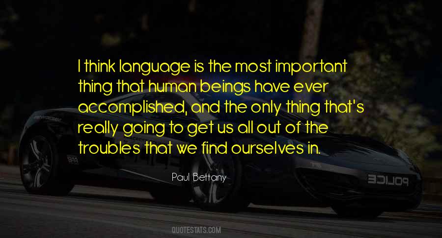 Quotes About Language And Thinking #55767