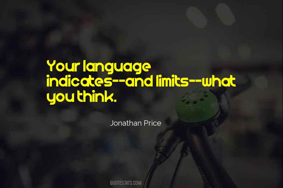 Quotes About Language And Thinking #600499