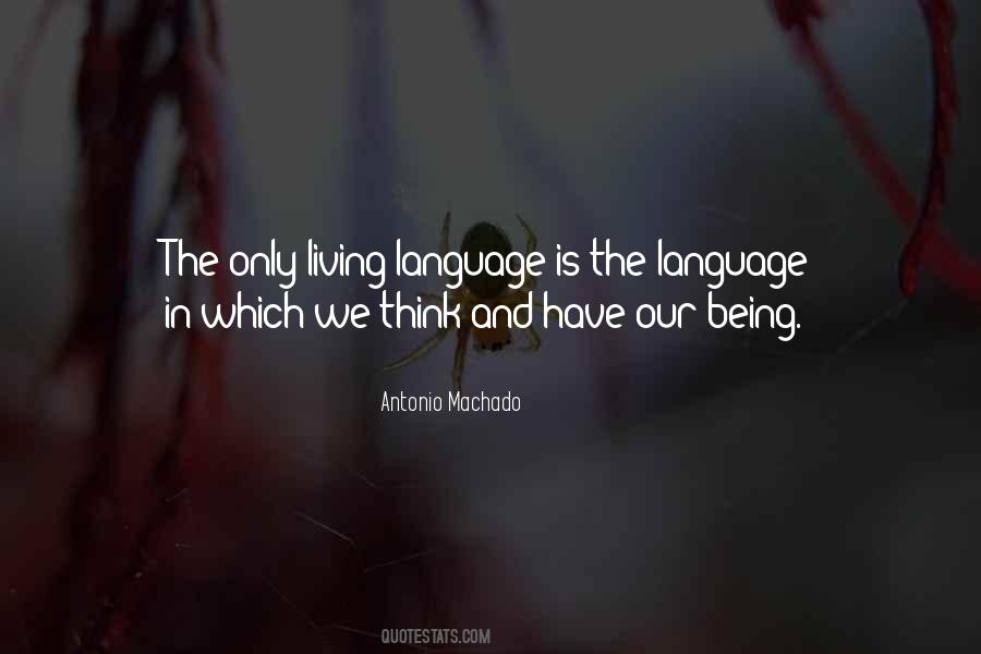 Quotes About Language And Thinking #9554