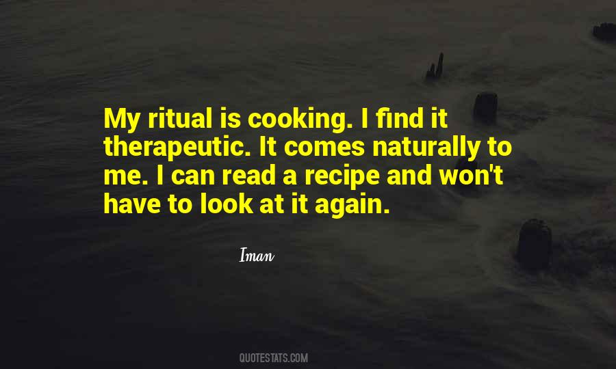 Cooking Is Therapeutic Quotes #1717350