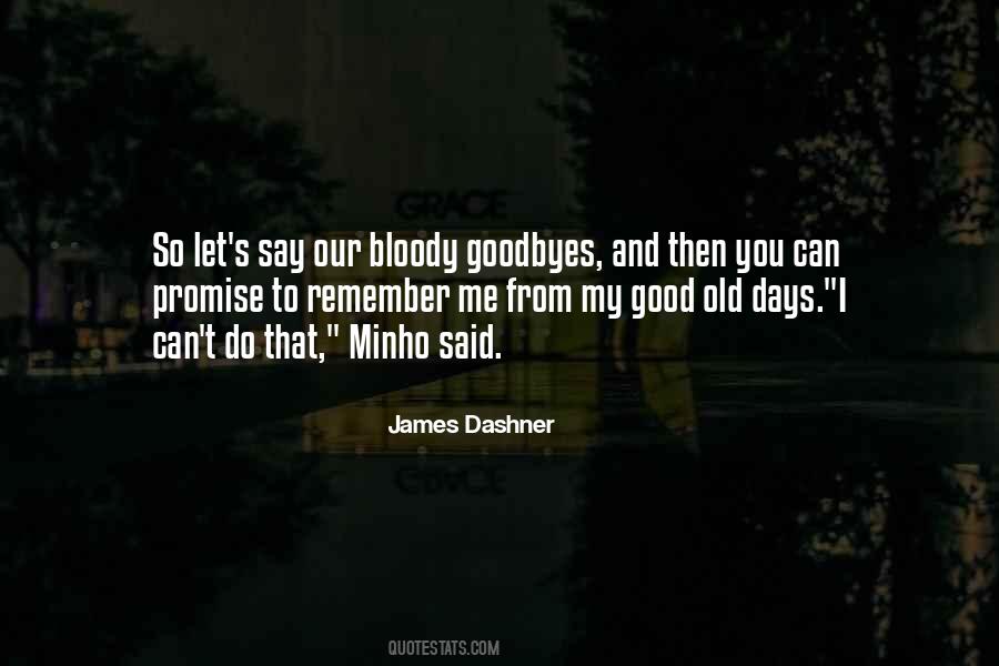 Remember The Good Old Days Quotes #1176243