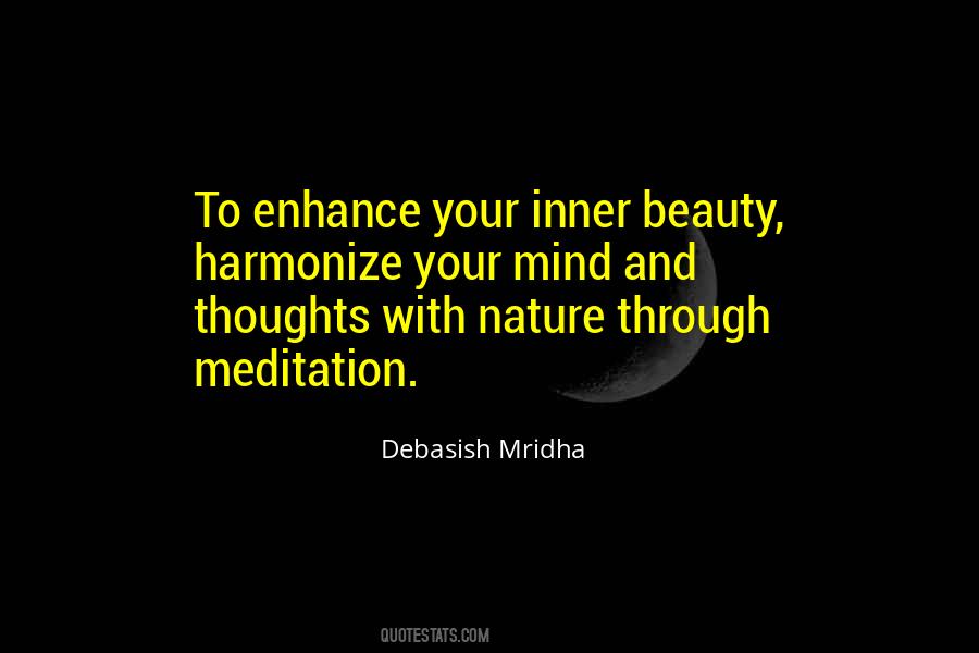 Enhance Your Inner Beauty Quotes #165055