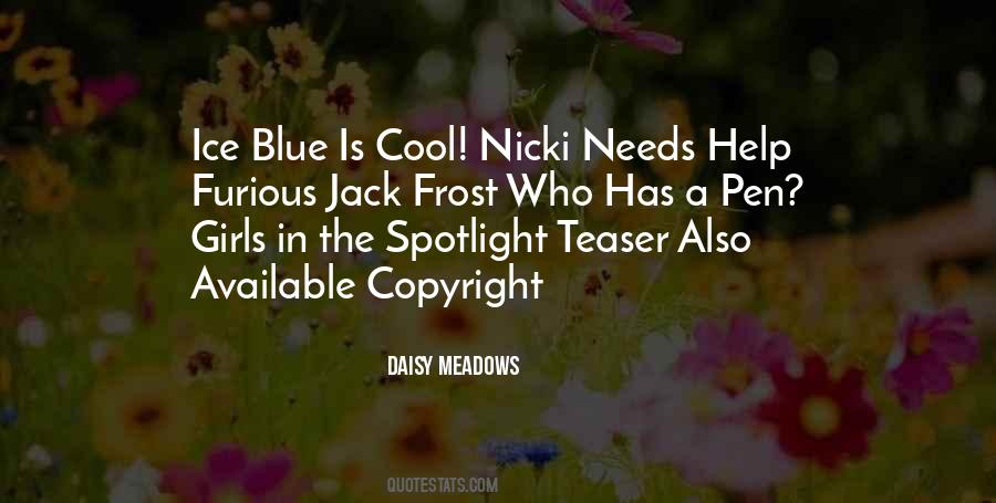 Cool Blue Quotes #1671383