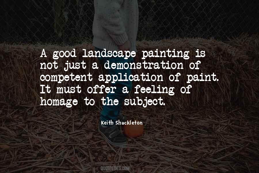 Quotes About Landscape Painting #1669018