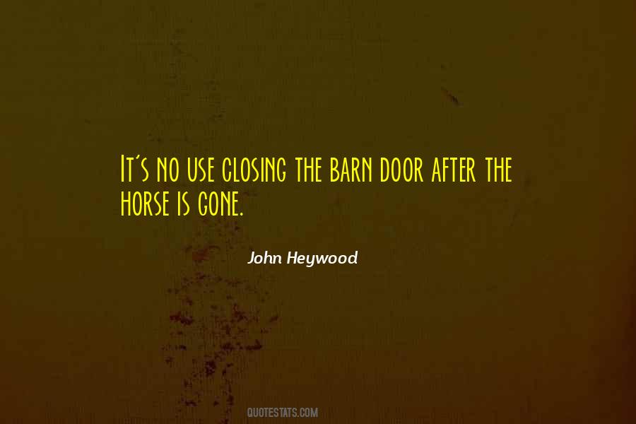 Closing The Door Quotes #245471