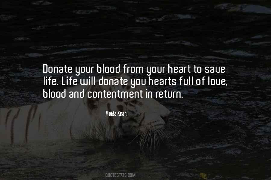 Heart Blood Quotes #318566