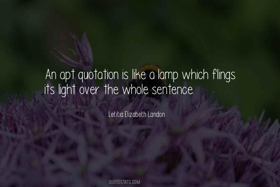 Quotes About Lamp Light #1131684