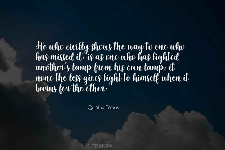 Quotes About Lamp Light #1224216