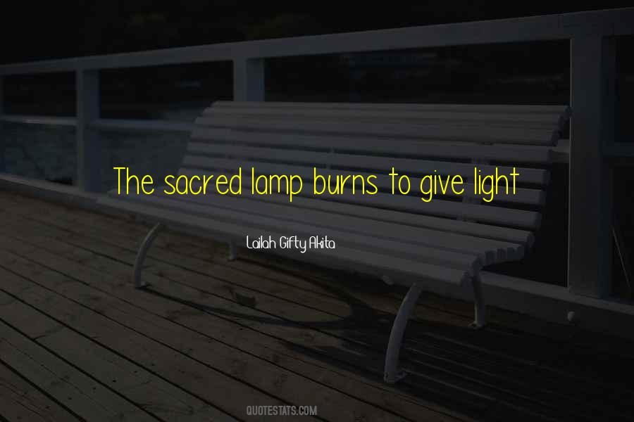 Quotes About Lamp Light #18163
