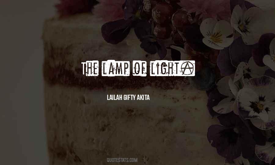 Quotes About Lamp Light #381442