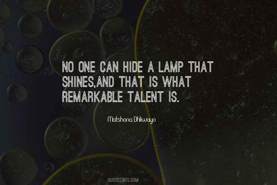 Quotes About Lamp #1295187