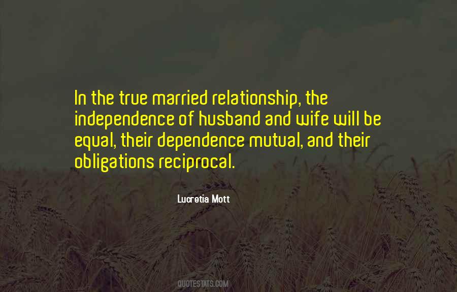 Reciprocal Relationship Quotes #352103