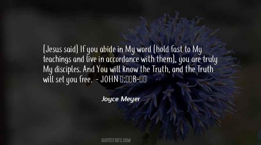 Jesus And Truth Quotes #626428