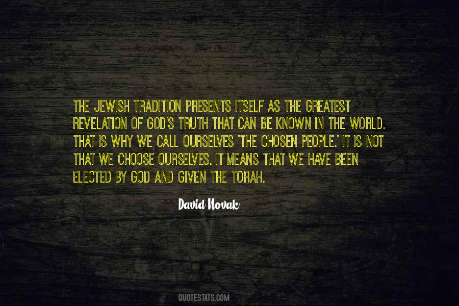 The Jewish Tradition Quotes #145765