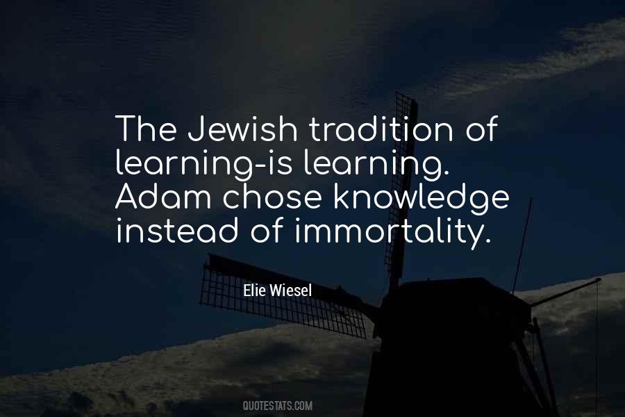 The Jewish Tradition Quotes #312376