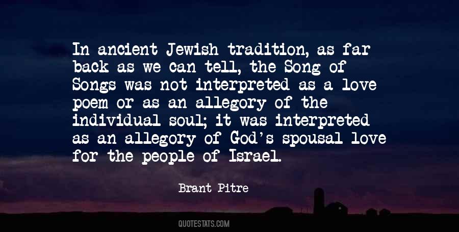 The Jewish Tradition Quotes #94602