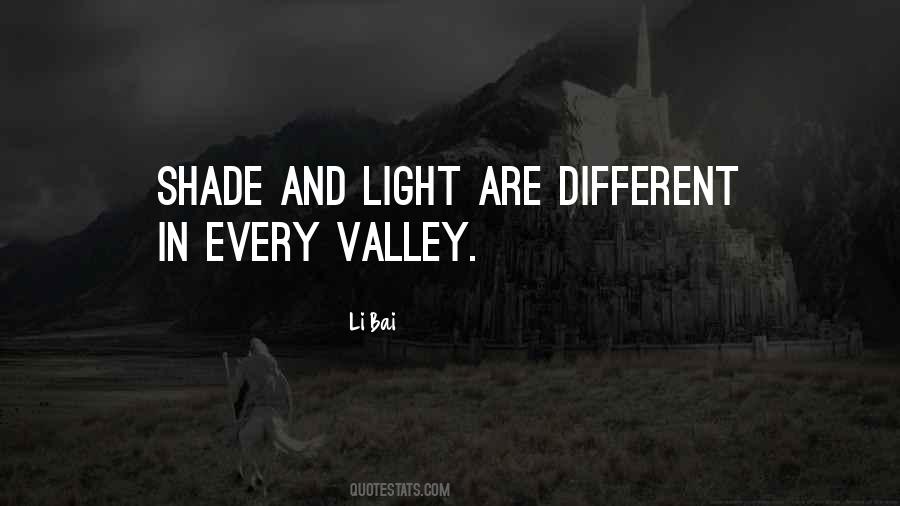 Shade And Light Quotes #1143447