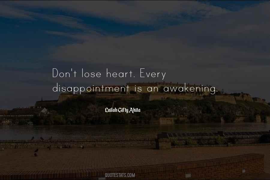 Lose Heart Quotes #238484