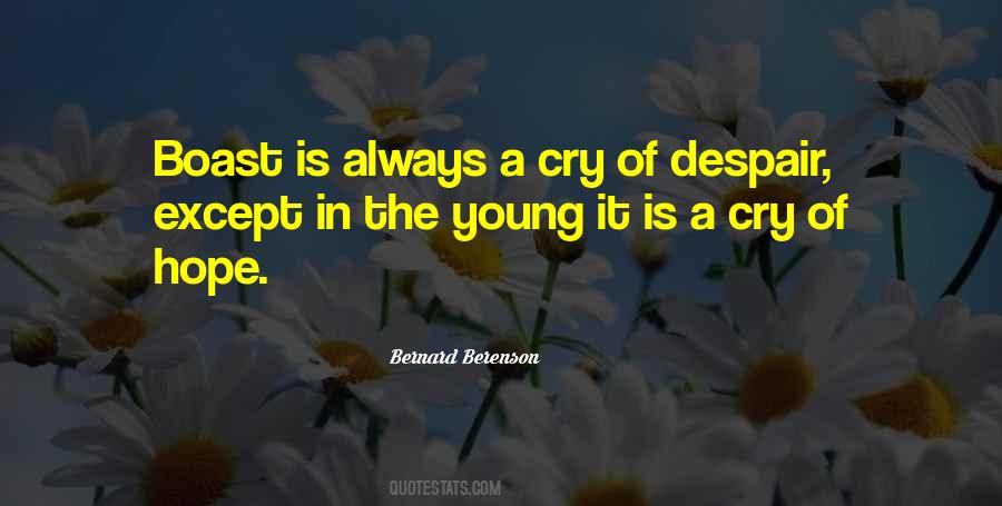 Despair Hope Quotes #151030