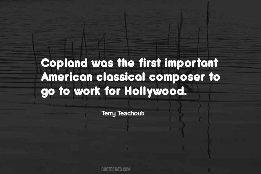 Copland Quotes #1464090