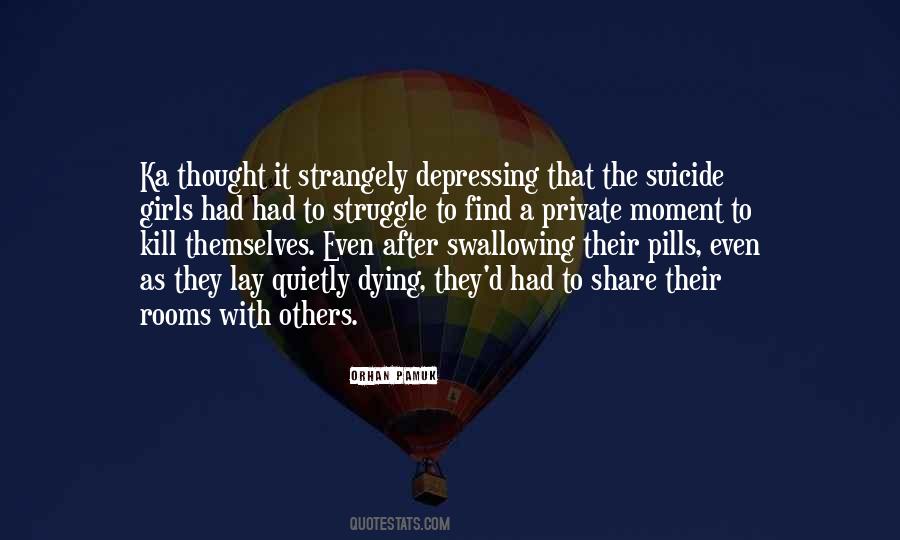 Depressing Thought Quotes #1330017