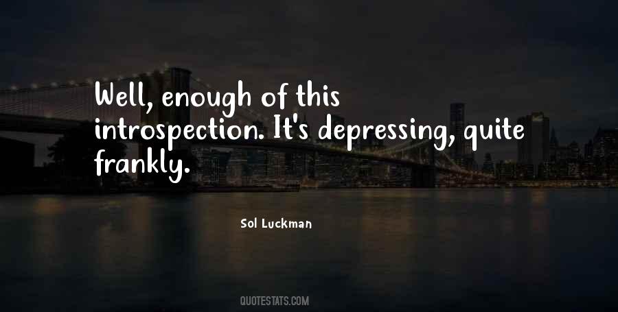 Depressing Thought Quotes #1492839