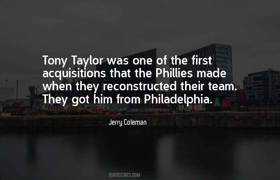 Quotes About The Philadelphia Phillies #552662