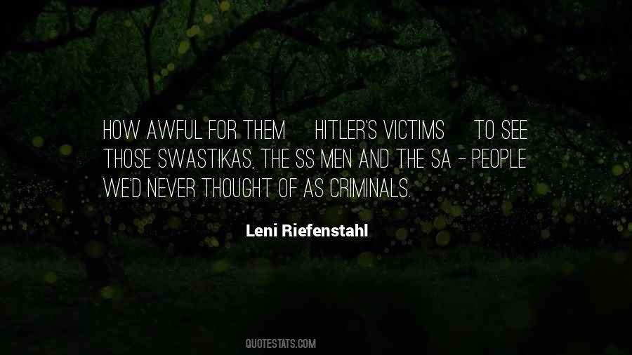 Riefenstahl Leni Quotes #1140941