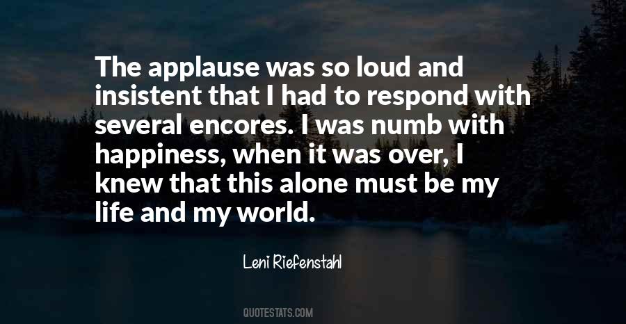 Riefenstahl Leni Quotes #1502583