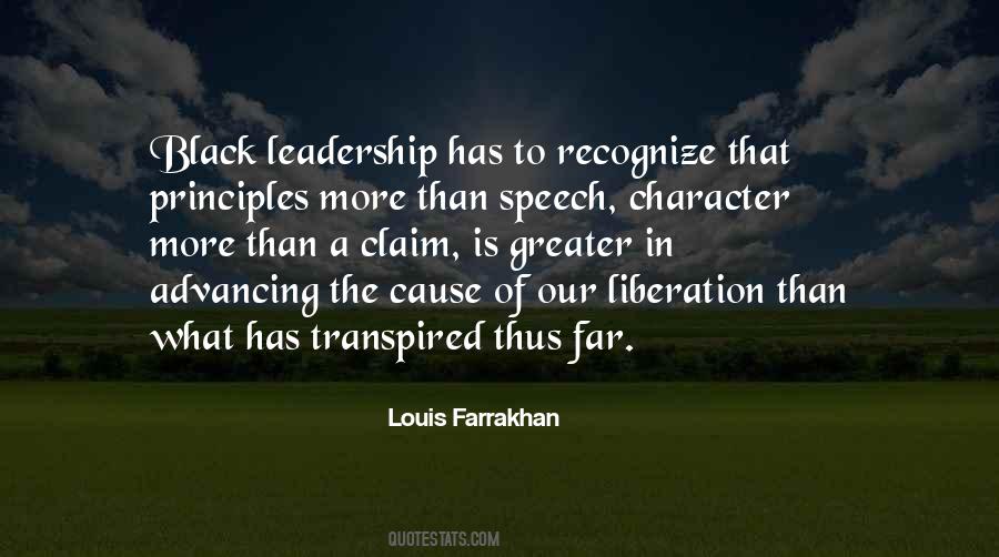 Leadership Speech Quotes #1582764