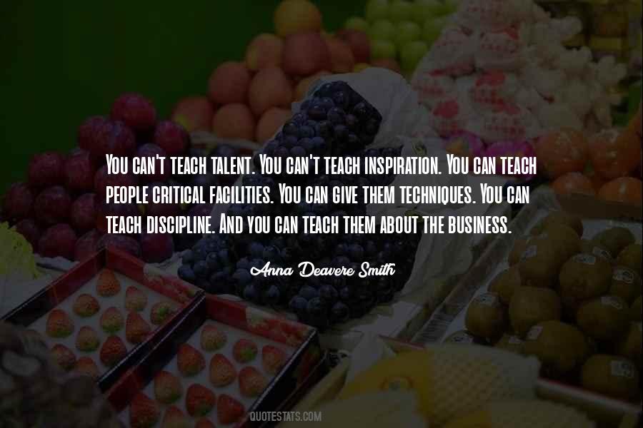 Deavere Smith Quotes #225034