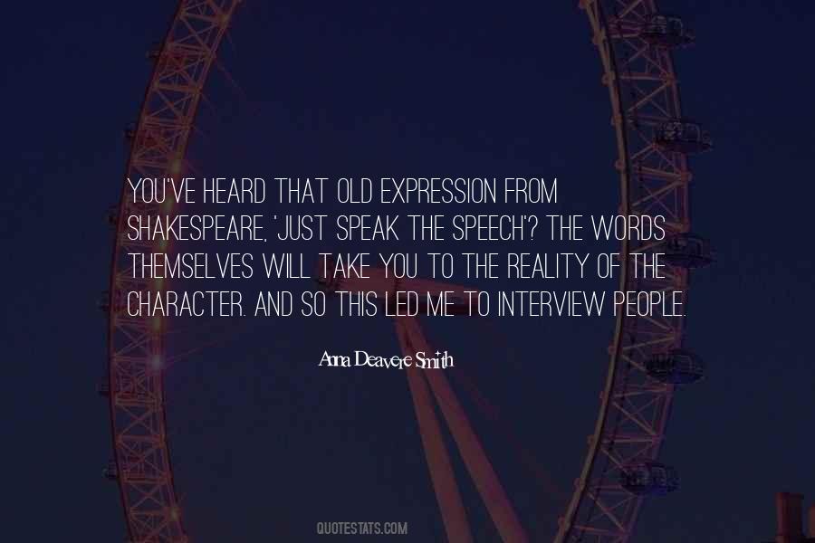 Deavere Smith Quotes #740128