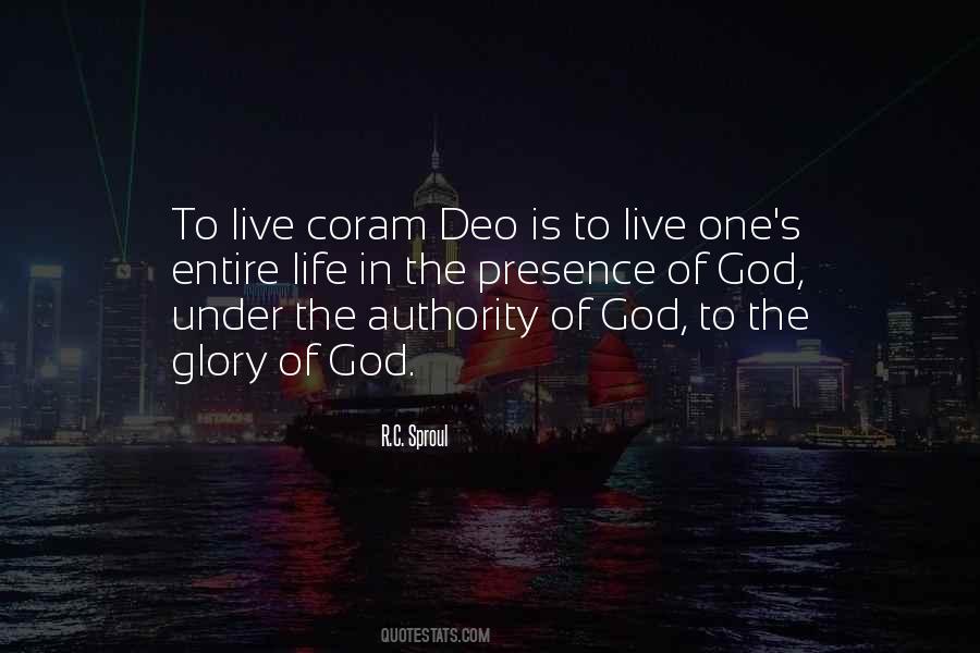 Coram Deo Quotes #46547