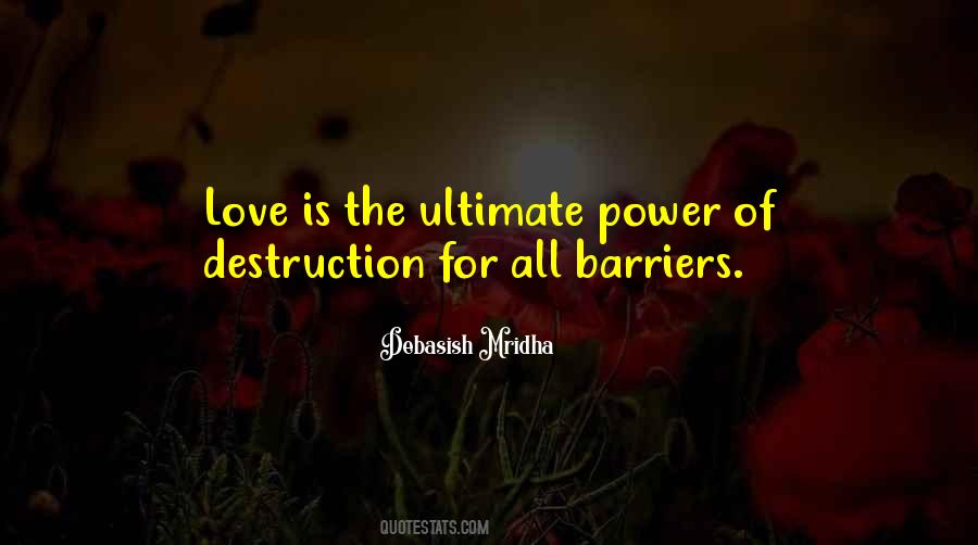 Love Barriers Quotes #1811974