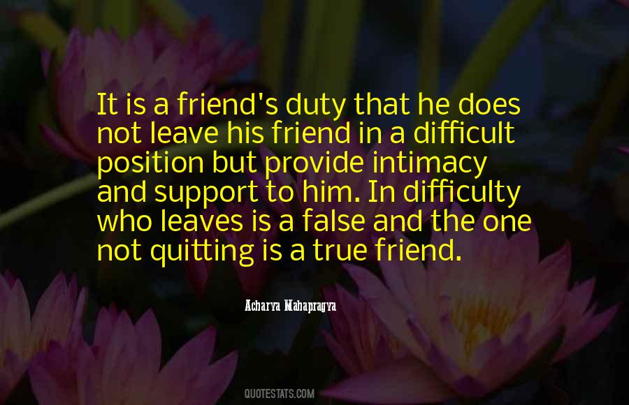 Friend That Support Each Other Quotes #152400