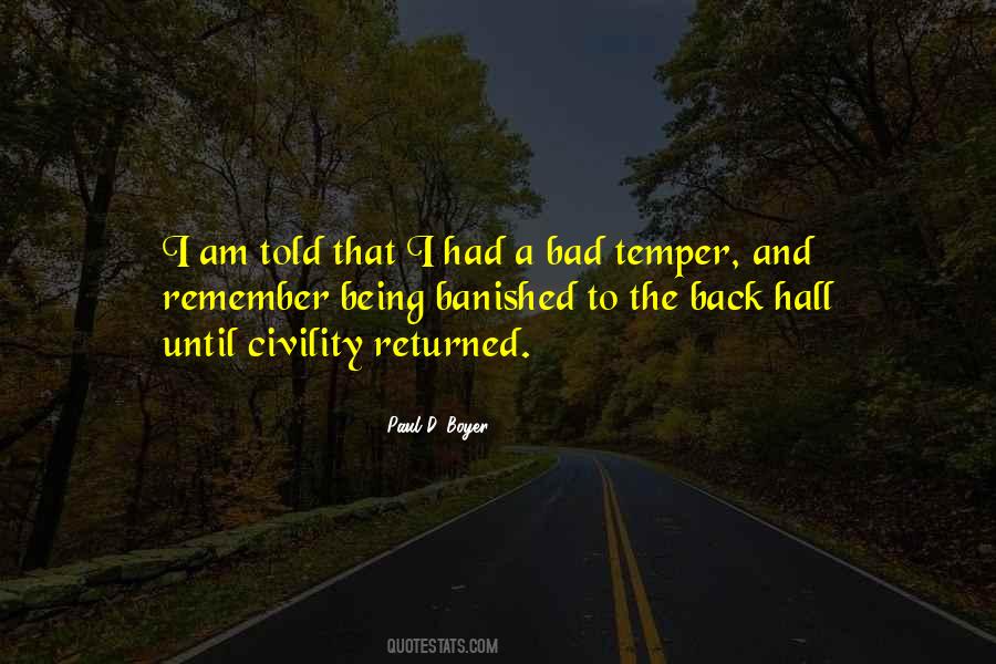 Bad Temper Quotes #1306666