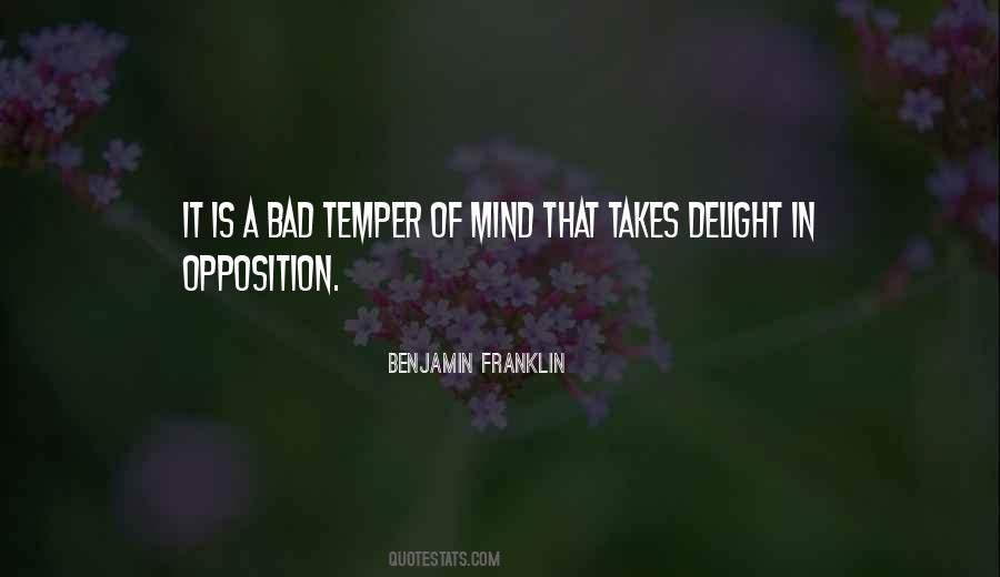 Bad Temper Quotes #461661